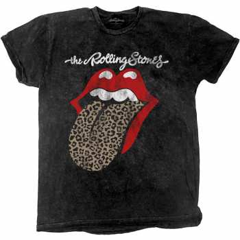 Merch The Rolling Stones: Tričko Leopard Tongue L