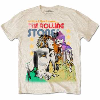 Merch The Rolling Stones: Tričko Mick & Keith Watercolour Stars