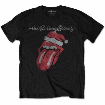 Merch The Rolling Stones: Tričko Santa Lick  S