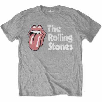 Merch The Rolling Stones: Tričko Scratched Logo The Rolling Stones  XL
