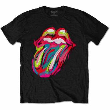 Merch The Rolling Stones: Tričko Sixty Brushstroke Tongue S
