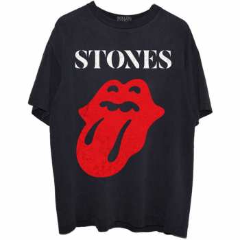 Merch The Rolling Stones: Tričko Sixty Classic Vintage Solid Tongue S