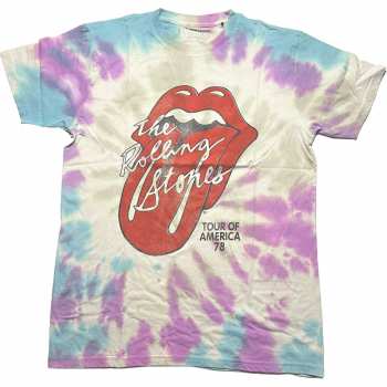 Merch The Rolling Stones: The Rolling Stones Unisex T-shirt: Tour Of Usa '78 (wash Collection) (small) S