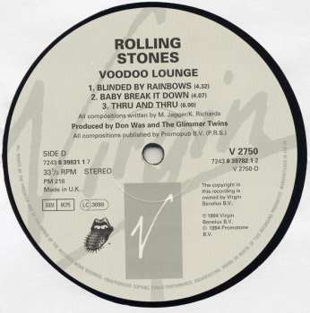 2LP The Rolling Stones: Voodoo Lounge 506219