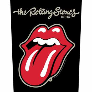 Merch The Rolling Stones: Zádová Nášivka Plastered Tongue 