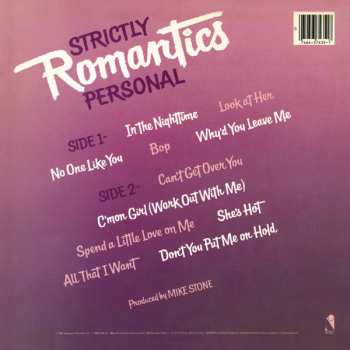 CD The Romantics: Strictly Personal LTD 301232