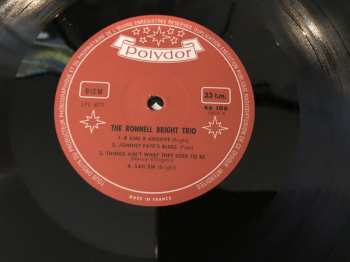 LP The Ronnell Bright Trio: The Ronnell Bright Trio LTD 80304