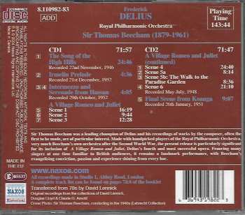 2CD The Royal Philharmonic Orchestra: Great Conductors: Beecham - Delius - A Village Romeo And Juliet 316421