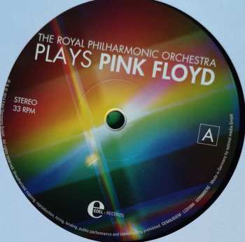 LP The Royal Philharmonic Orchestra: Plays Pink Floyd 82120