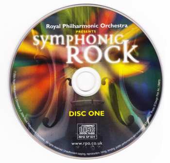 3CD The Royal Philharmonic Orchestra: Presents Symphonic Rock 221182