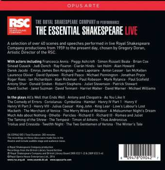 4CD/Box Set Royal Shakespeare Company: The Essential Shakespeare Live 440976
