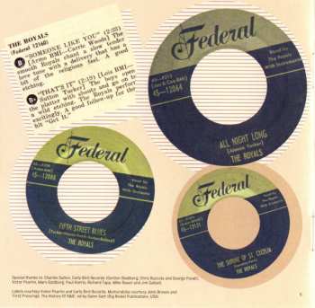 CD The Royals: The Federal Singles 105912