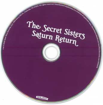 CD The Secret Sisters: Saturn Return 278789