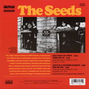 2SP The Seeds: Bad Part Of Town / Wish Me Up / Love In A Summer Basket / Did He Die LTD 254206