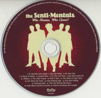 CD The Senti-mentals: Who Knows, Who Cares? 96724