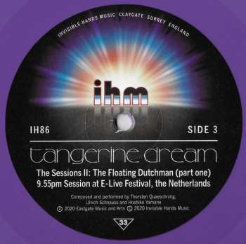 2LP Tangerine Dream: The Sessions II CLR 32062
