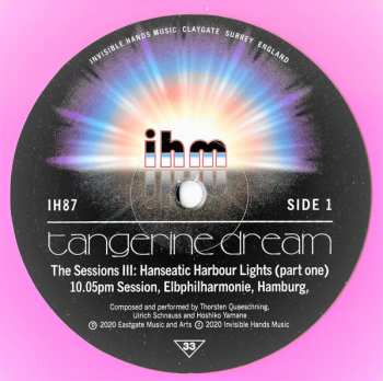 2LP Tangerine Dream: The Sessions III CLR 32064
