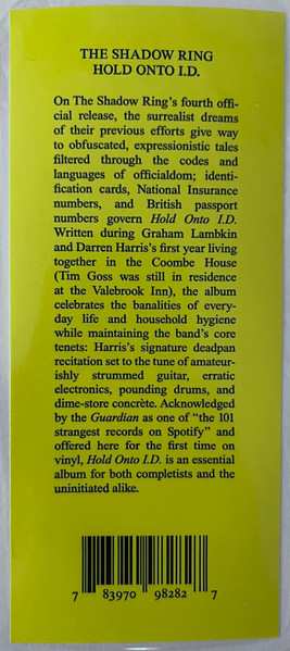 LP The Shadow Ring: Hold Onto I.D.