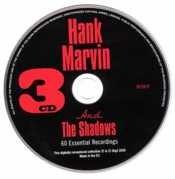 3CD The Shadows: 60 Essential Recordings 440519