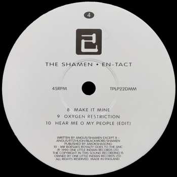 2LP The Shamen: En-Tact NUM | LTD 388508