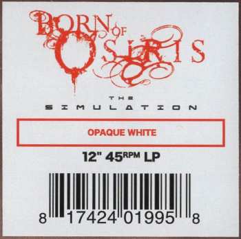 LP Born Of Osiris: The Simulation CLR 32645