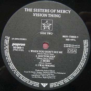 LP The Sisters Of Mercy: Vision Thing 543078