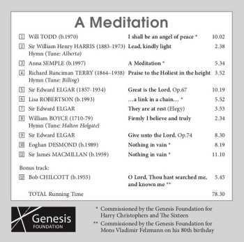 CD The Sixteen: A Meditation 448127