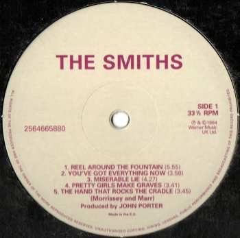 LP The Smiths: The Smiths 33161