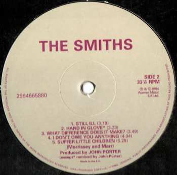 LP The Smiths: The Smiths 33161