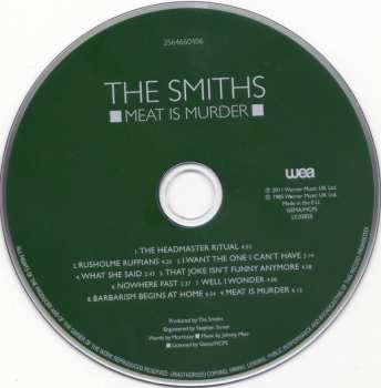 CD The Smiths: Meat Is Murder 388483