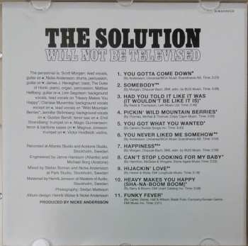 CD The Solution: Will Not Be Televised 227667