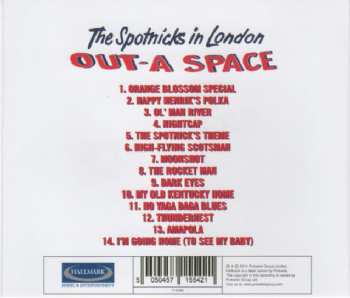 CD The Spotnicks: Out-a-Space, The Spotnicks In London 465501