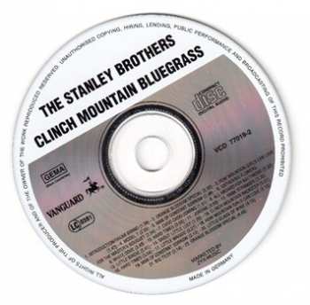 CD The Stanley Brothers: Clinch Mountain Bluegrass 103700