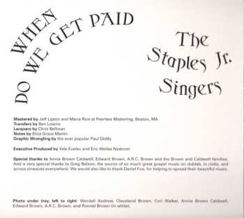 CD Staples Jr. Singers: When Do We Get Paid 475418