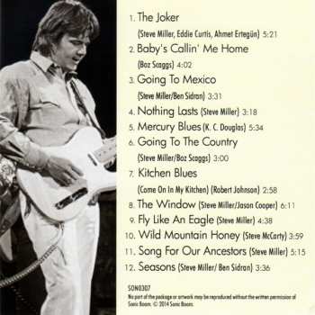 CD Steve Miller Band: New York 1976 (The Classic Broadcast) 432065