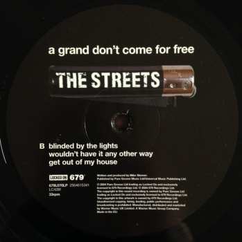 2LP The Streets: A Grand Don't Come For Free 49128