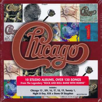 10CD/Box Set Chicago: The Studio Albums 1979-2008 34884