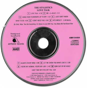 CD The Stylistics: Love Talk 245505