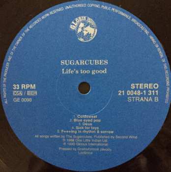 LP The Sugarcubes: Life's Too Good 468166
