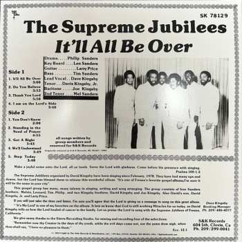 LP The Supreme Jubilees: It'll All Be Over CLR 483468