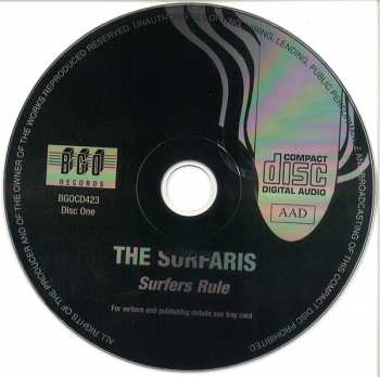 2CD The Surfaris: Surfers Rule/Gone With The Wave 123657