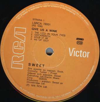 LP The Sweet: Give Us A Wink 509618