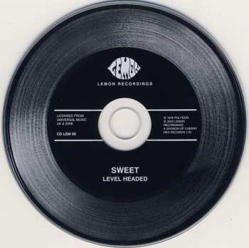 CD The Sweet: Level Headed 20210