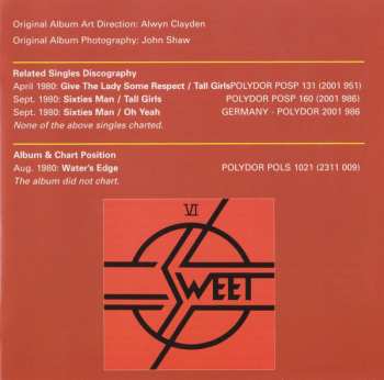 CD The Sweet: Waters Edge 39637