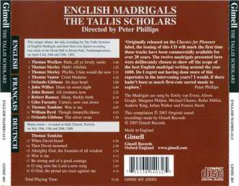 CD The Tallis Scholars: English Madrigals 332785