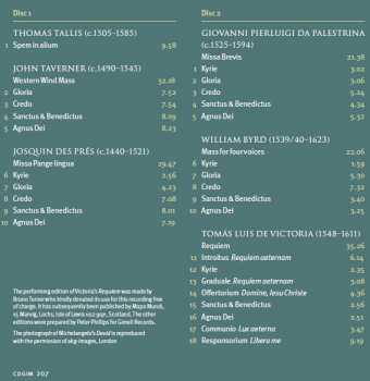 2CD The Tallis Scholars: Renaissance Giants 318487