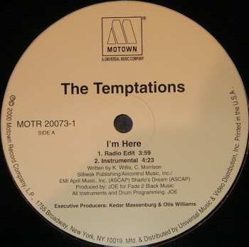 Album The Temptations: I'm Here