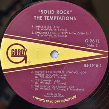 LP The Temptations: Solid Rock 361541