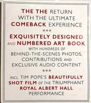 5CD/DVD/Box Set/Blu-ray/EP The The: The Comeback Special (Live At The Royal Albert Hall) DLX | LTD | NUM 188826