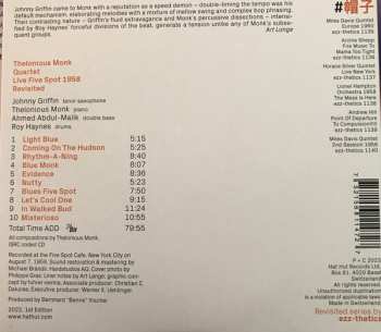 CD The Thelonious Monk Quartet: Live Five Spot 1958 Revisited 454429